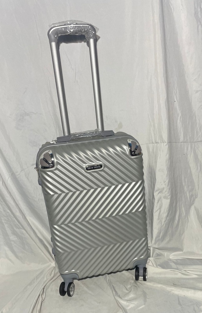 Maleta Fibra 20 Med 1 Gris Plata