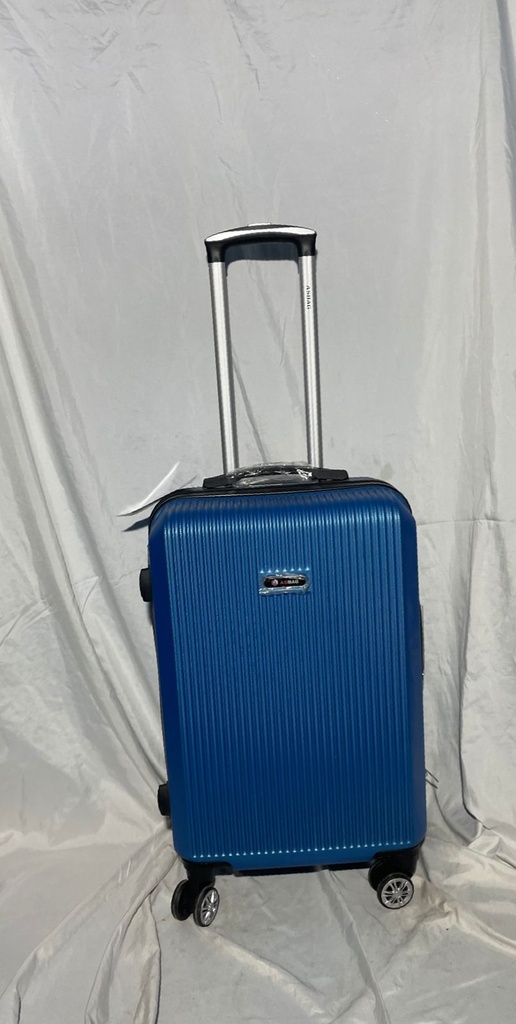 Maleta Fibra 22 Med 1 Azul Celeste