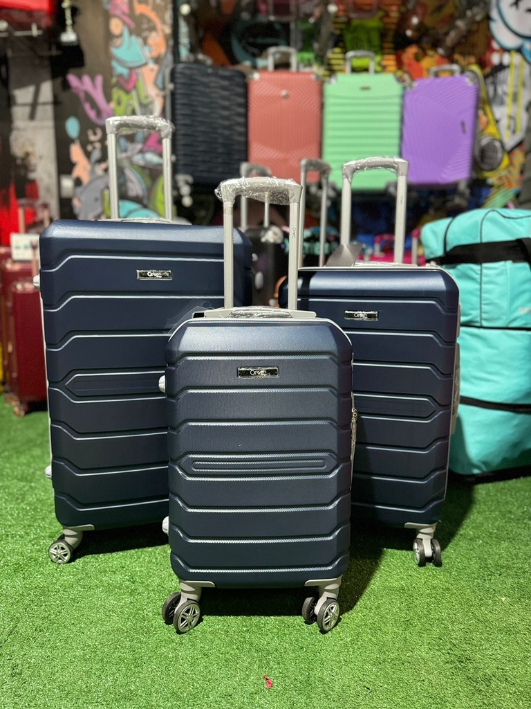 Maleta Fibra 26 Peq 3 Azul Oscuro