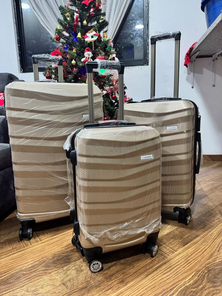 Maleta Fibra 30 Grand 2 Dorado