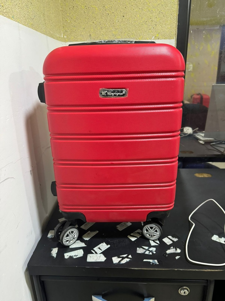 Maleta Fibra 37 Peq 1 Rojo
