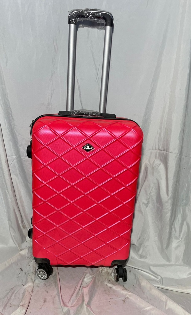 Maleta Fibra 39 Med 3 Fucsia