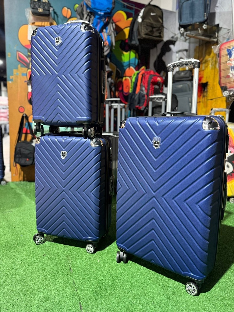 Maleta Fibra 07 Peq 3 Azul Oscuro