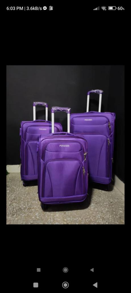 Maleta Lona Fina 200 Peq Morado