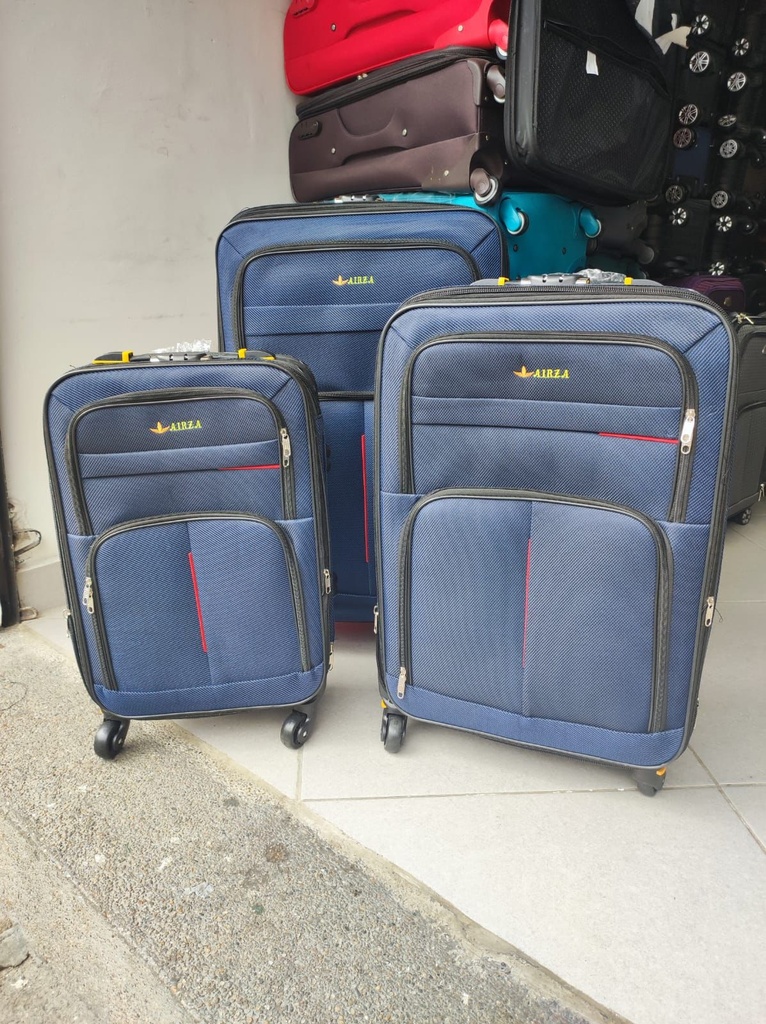 Maleta Economica 201 Med Azul Oscuro