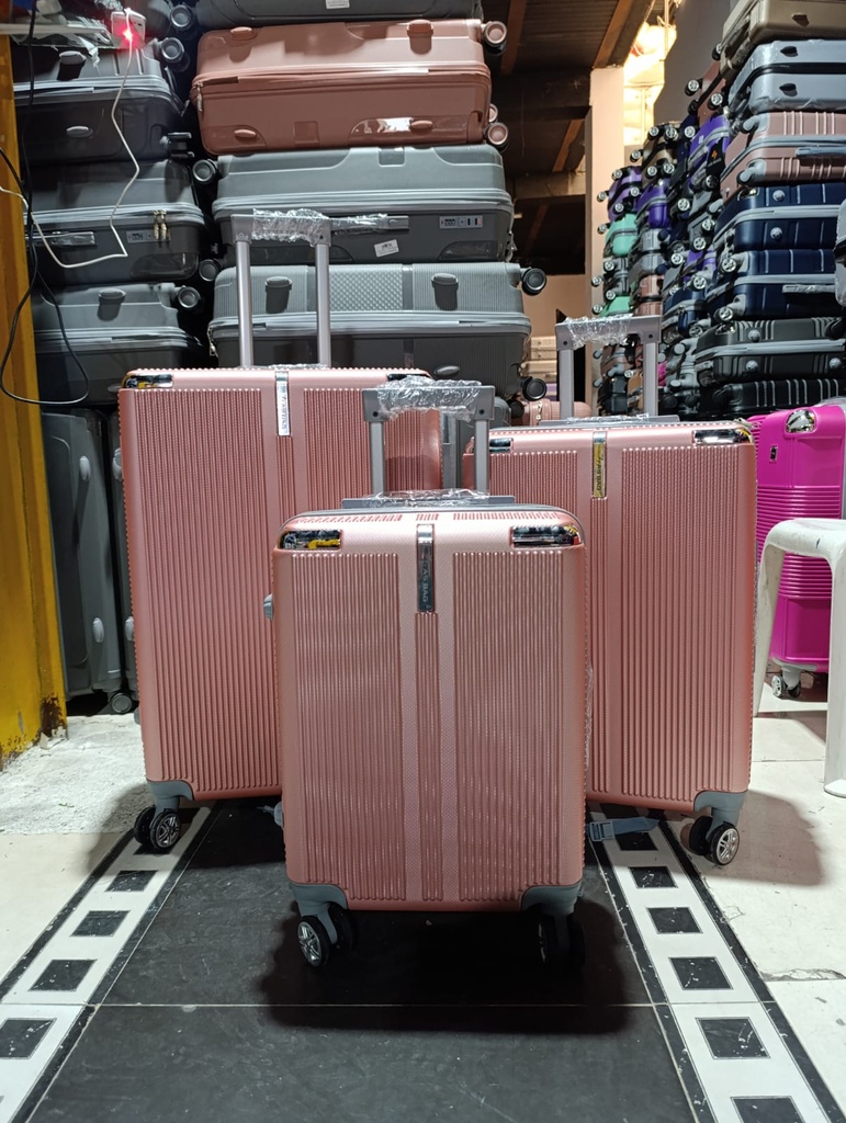 Maleta Fibra 18 Grand 2 Salmon