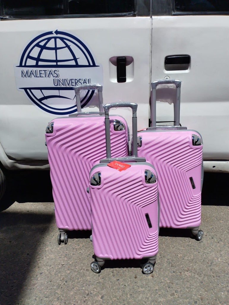 Maleta Fibra 09 Grand 1 Rosado Bebe