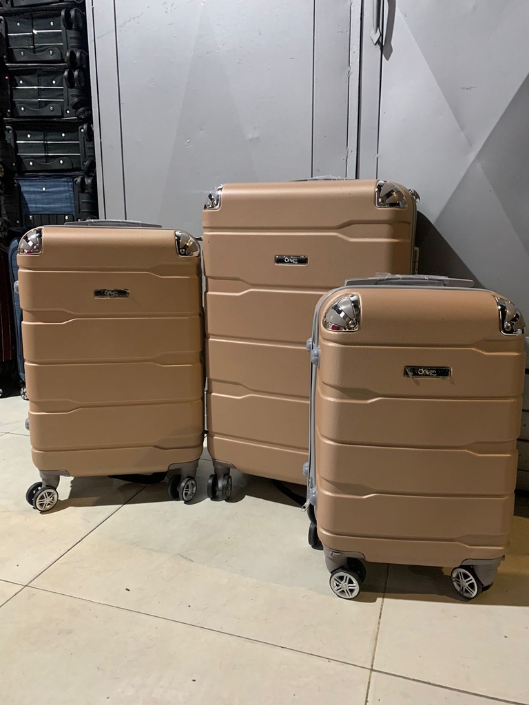 Maleta Fibra 16 Grand 2 Dorado