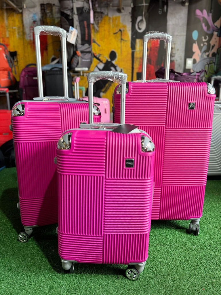Maleta Fibra 25 Grand 4 Fucsia