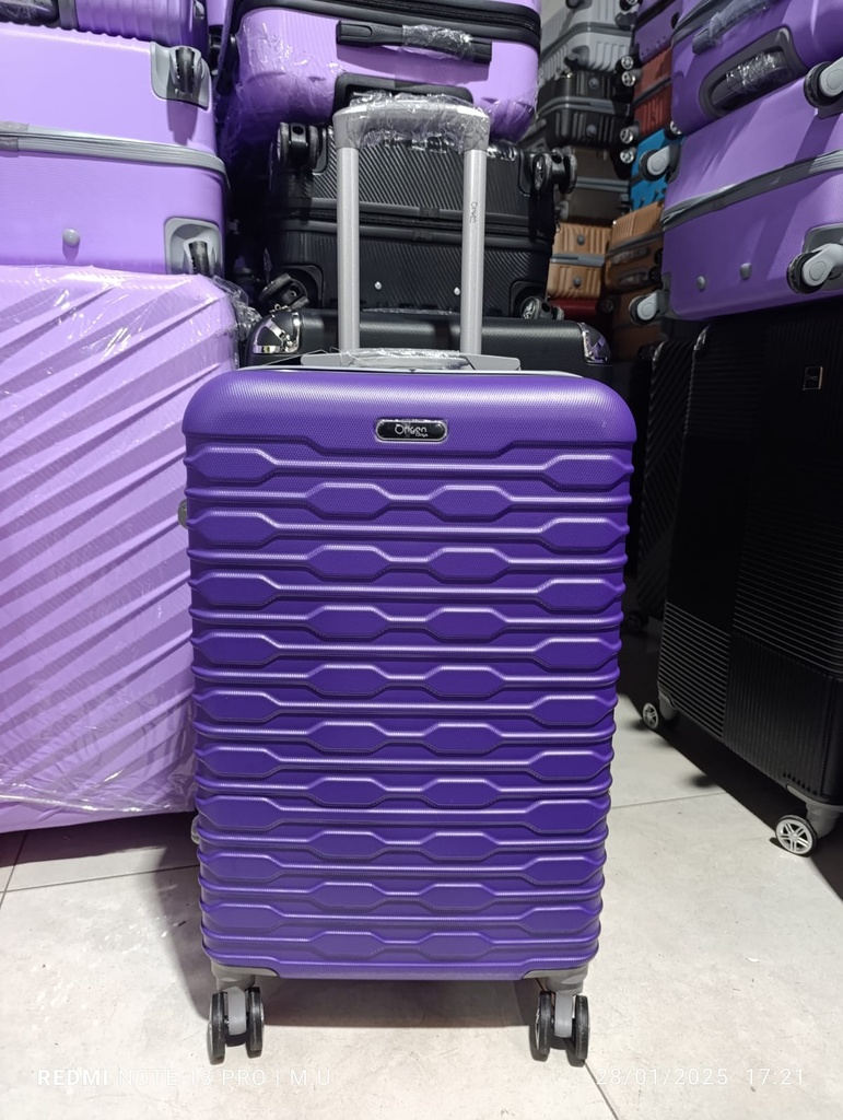Maleta Fibra 60 Med 3 Morado