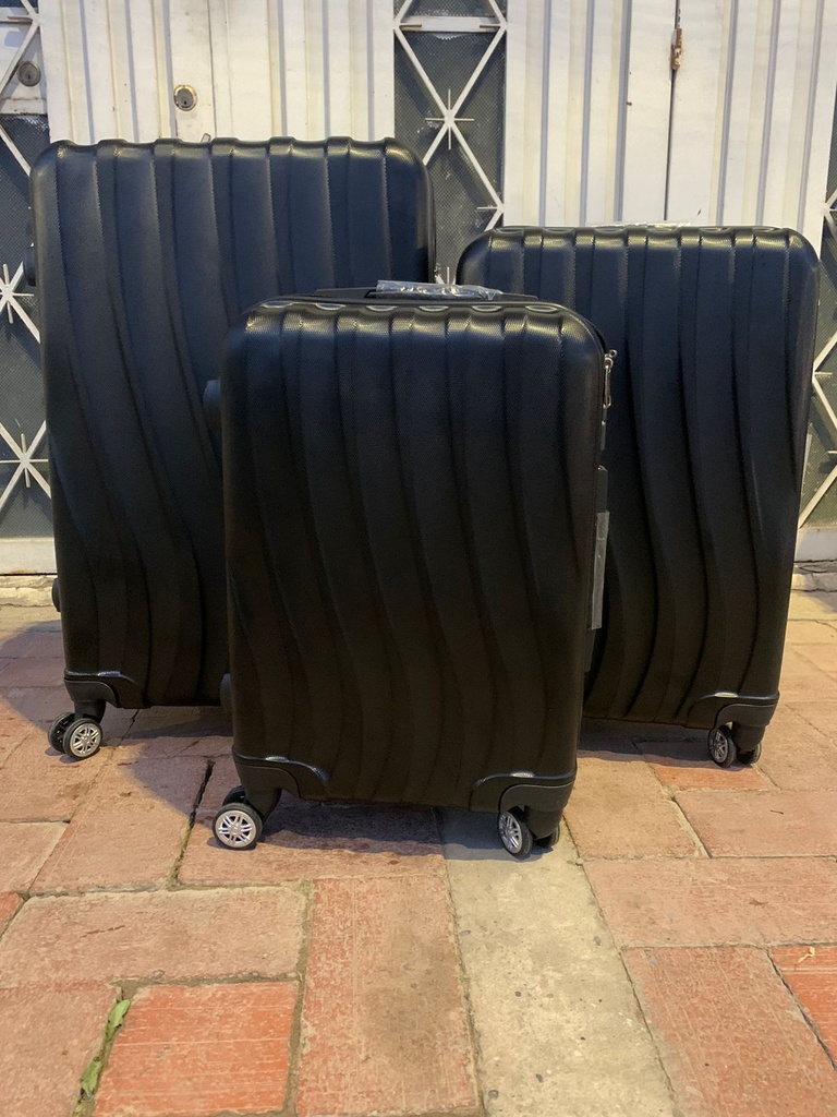 Maleta Fibra 57 Med 3 Negro