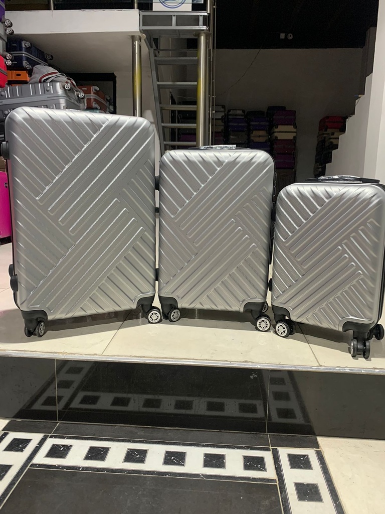 Maleta Fibra 59 Med 1 Gris Plata