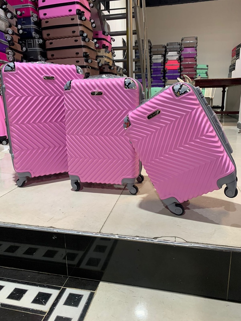 Maleta Fibra 20 Med 1 Rosado Bebe