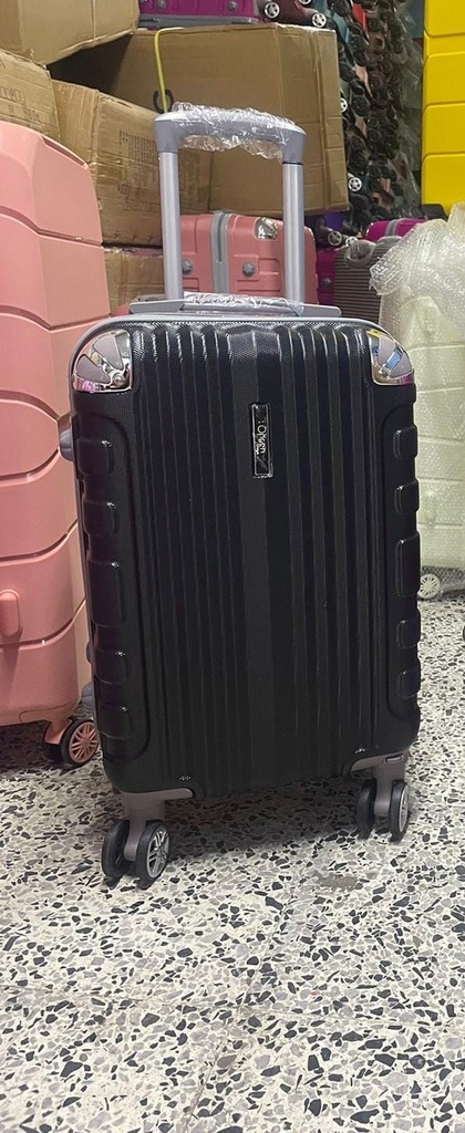 Maleta Fibra 48 Med 3 Negro