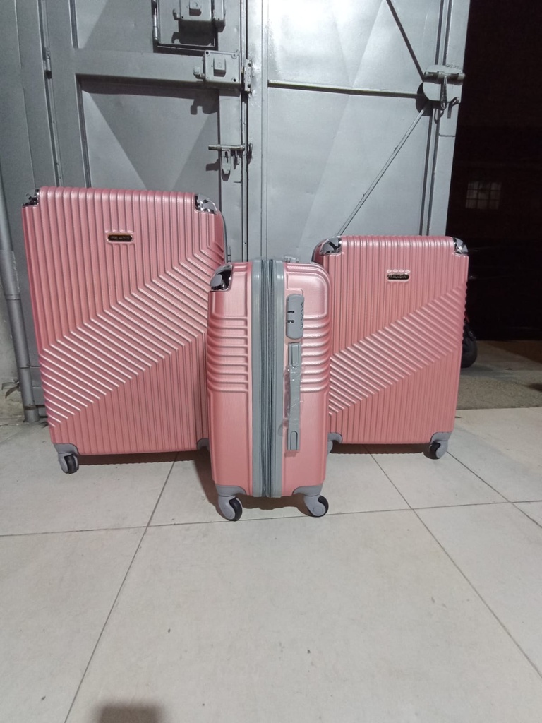 Maleta Fibra 01 Grand 4 Salmon