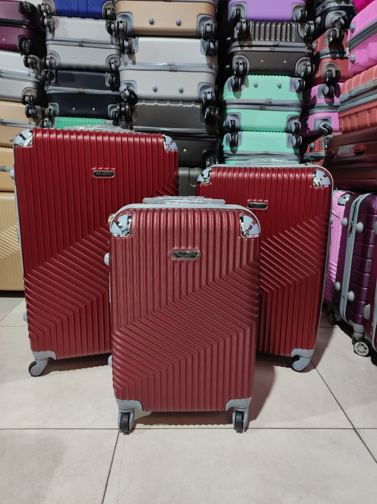 Maleta Fibra 01 Grand 4 Vino Tinto
