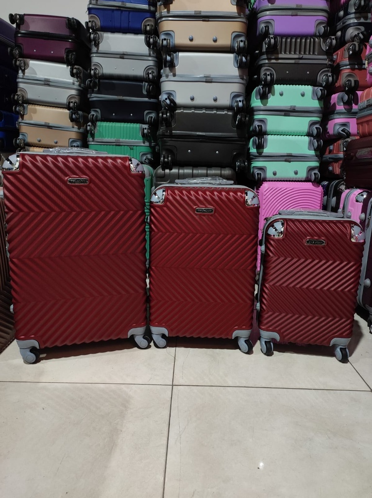 Maleta Fibra 20 Med 1 Vino Tinto