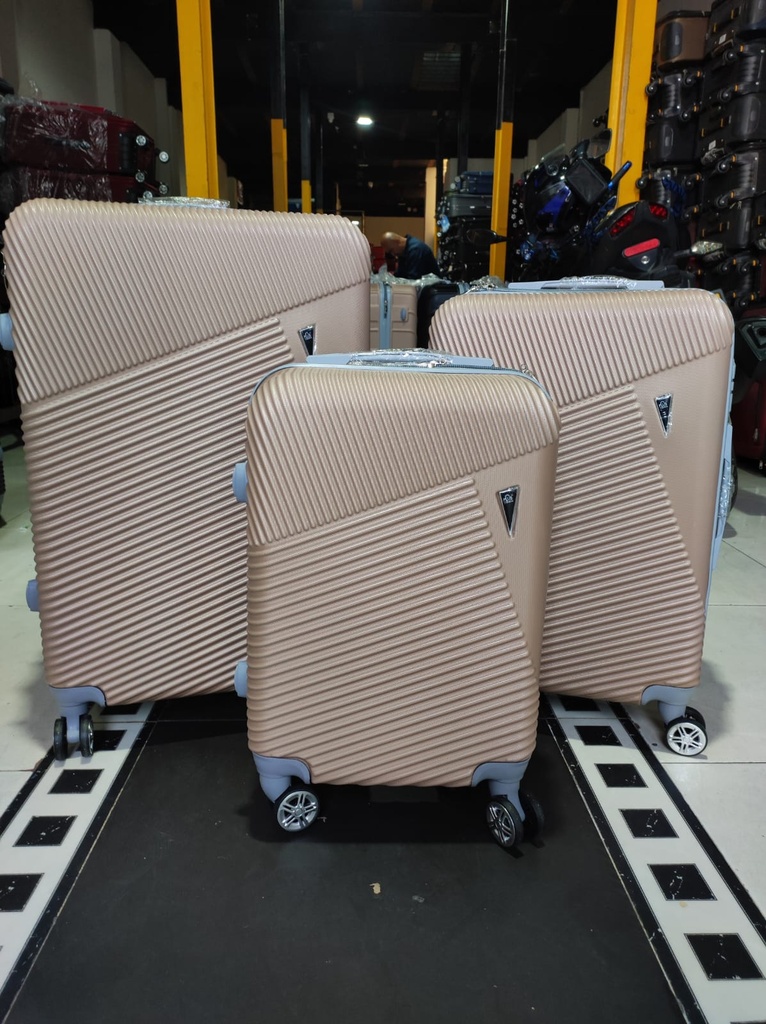 Maleta Fibra 78 Med 2 Dorado