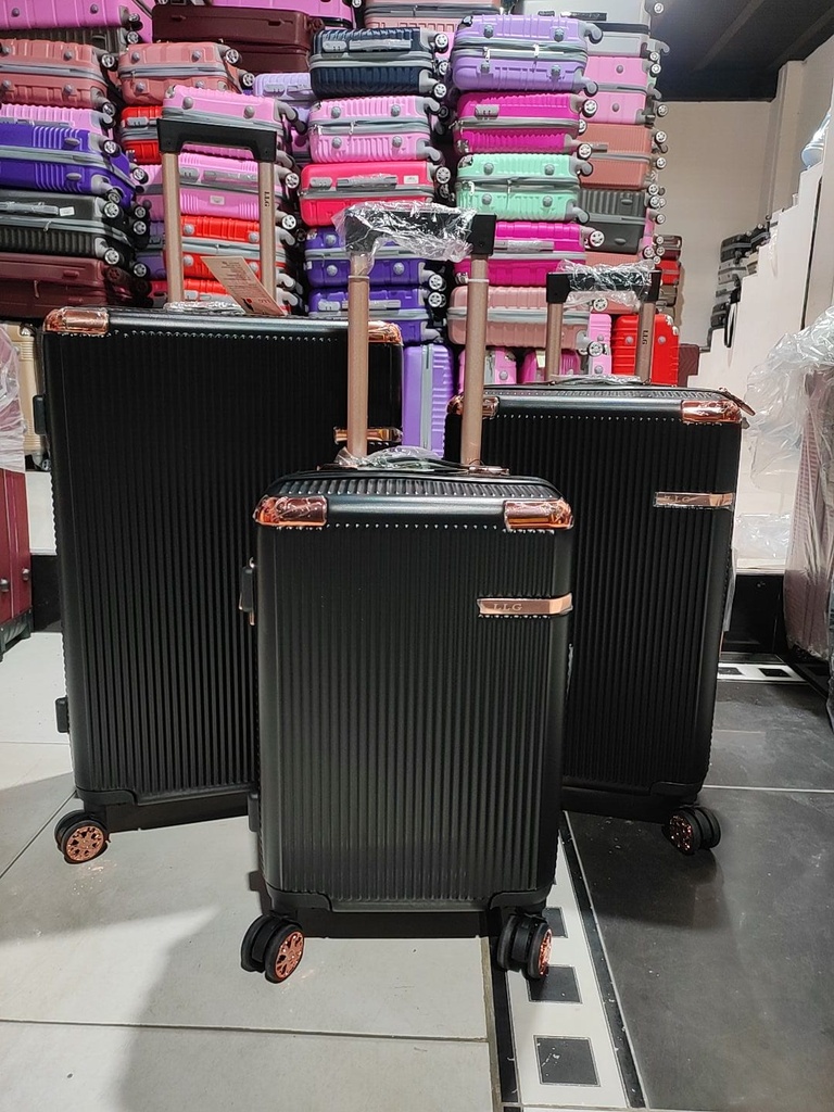 Maleta Fibra 81 Grand 3 Negro