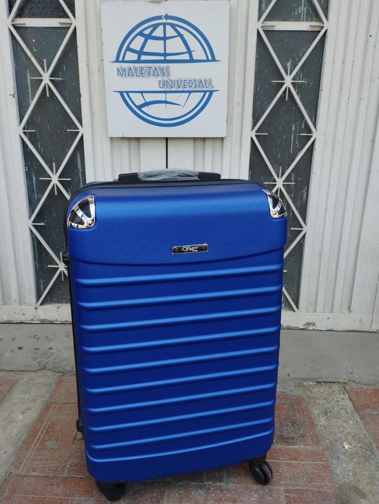 Maleta Fibra 04 Med 3 Azul Rey