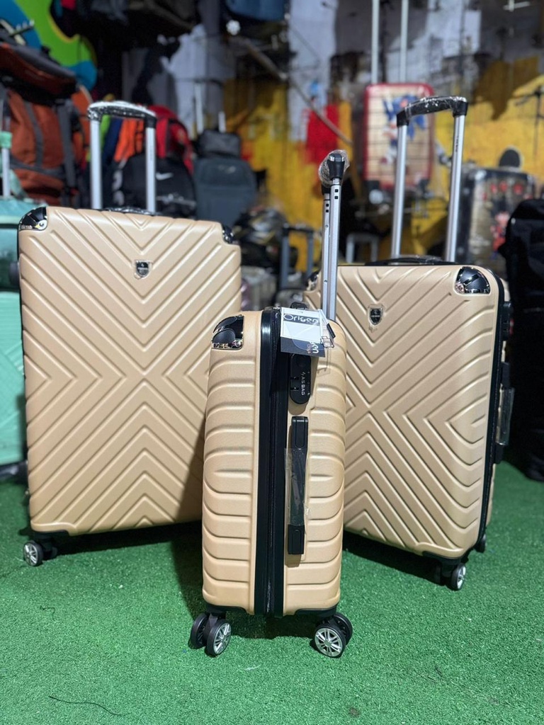 Maleta Fibra 07 Grand 3 Dorado