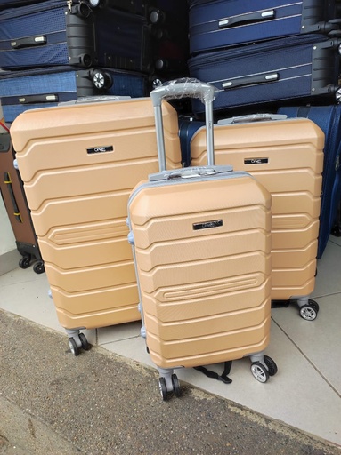 [Fib-26-Grand 3-Dorado] Maleta Fibra 26 Grand 3 Dorado
