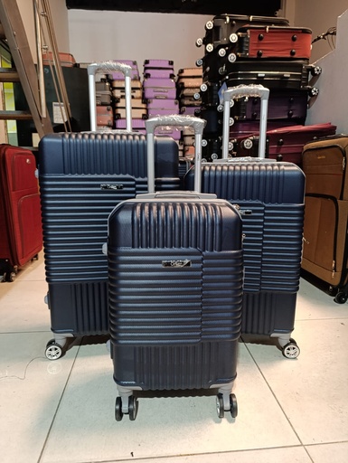 [Fib-28-Med 3-Azul Osc] Maleta Fibra 28 Med 3 Azul Oscuro