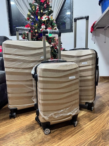 [Fib-30-Grand 2-Dorado] Maleta Fibra 30 Grand 2 Dorado