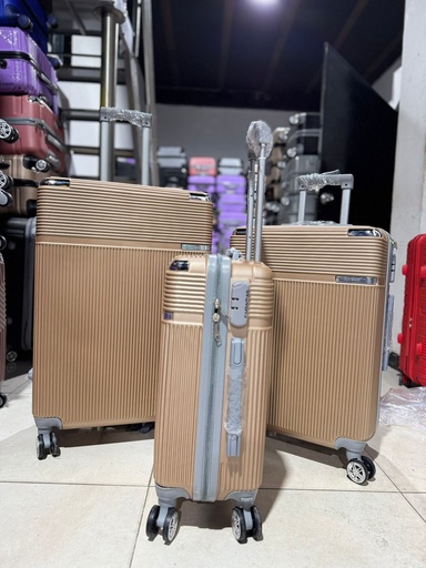[Fib-23-Grand 3-Dorado] Maleta Fibra 23 Grand 3 Dorado