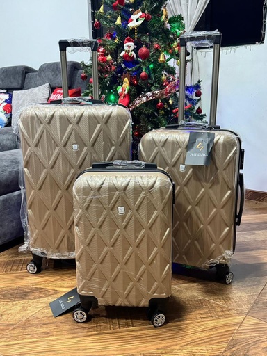 [Fib-31-Med 1-Dorado] Maleta Fibra 31 Med 1 Dorado