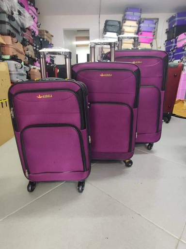 [Eco-201-Peq-Morado/N] Maleta Economica 201 Peq Morado/Negro