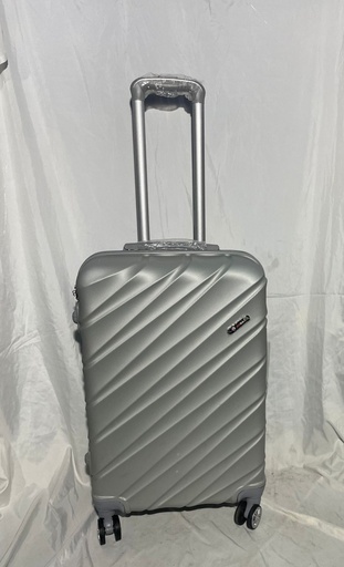 [Fib-12-Med 3-Gris Pla] Maleta Fibra 12 Med 3 Gris Plata