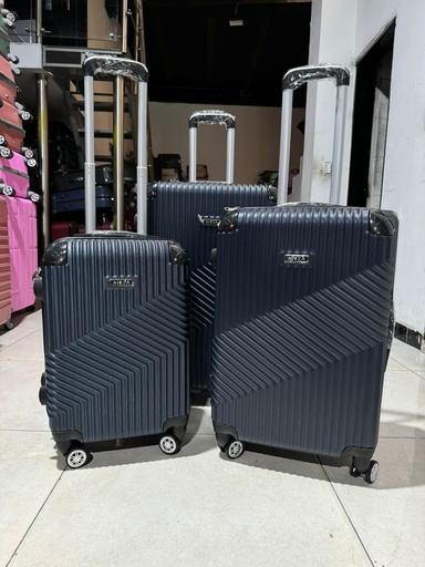 [Fib-14-Med 2-Azul Osc] Maleta Fibra 14 Med 2 Azul Oscuro