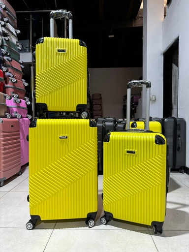 [Fib-14-Med 2-Amarillo] Maleta Fibra 14 Med 2 Amarillo