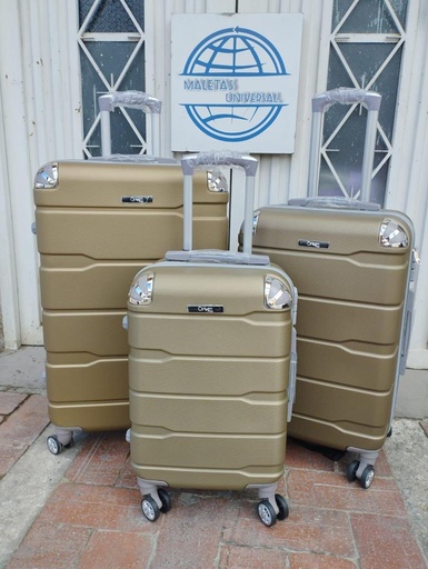 [Fib-16-Grand 2-Ocre] Maleta Fibra 16 Grand 2 Ocre