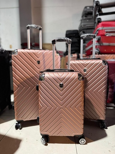 [Fib-07-Grand 3-Palo Ros] Maleta Fibra 07 Grand 3 Palo Rosa