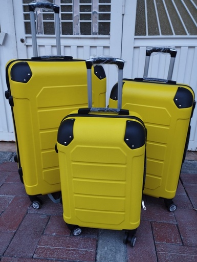 [Fib-49-Grand 4-Amarillo] Maleta Fibra 49 Grand 4 Amarillo