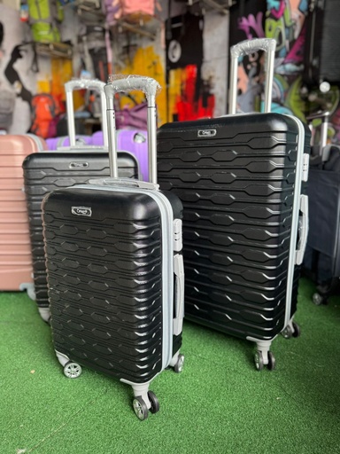 [Fib-60-Peq 3-Negro] Maleta Fibra 60 Peq 3 Negro