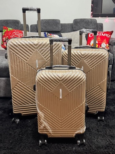 [Fib-29-Grand 3-Dorado] Maleta Fibra 29 Grand 3 Dorado