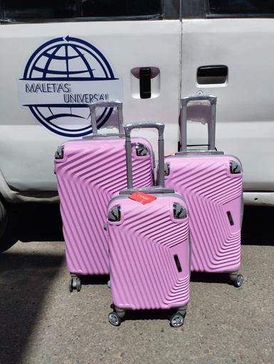 [Fib-09-Med 1-Rosado B] Maleta Fibra 09 Med 1 Rosado Bebe