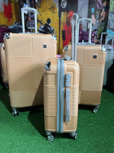 [Fib-25-Grand 4-Dorado] Maleta Fibra 25 Grand 4 Dorado