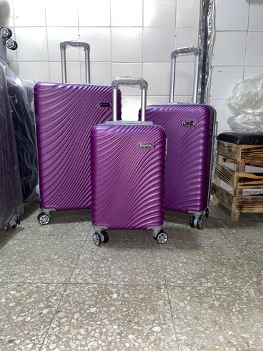 [Fib-52-Med 1-Morado O] Maleta Fibra 52 Med 2 Morado Oscuro