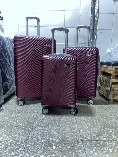[Fib-52-Med 1-Vino Tin] Maleta Fibra 52 Med 2 Vino Tinto