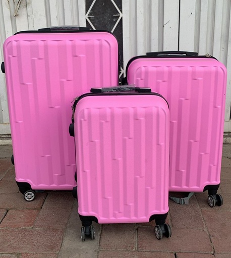 [Fib-58-Med 2-Rosado B] Maleta Fibra 58 Med 2 Rosado Bebe
