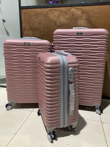 [Fib-60-Grand 3-Palo Ros] Maleta Fibra 60 Grand 3 Palo Rosa