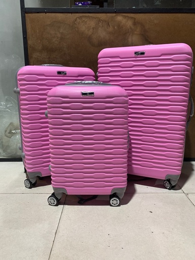 [Fib-60-Med 3-Rosado B] Maleta Fibra 60 Med 3 Rosado Bebe