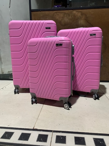[Fib-61-Grand 4-Rosado B] Maleta Fibra 61 Grand 4 Rosado Bebe