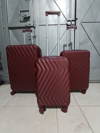 [Fib-65-Grand 2-Vino Tin] Maleta Fibra 65 Grand 2 Vino Tinto