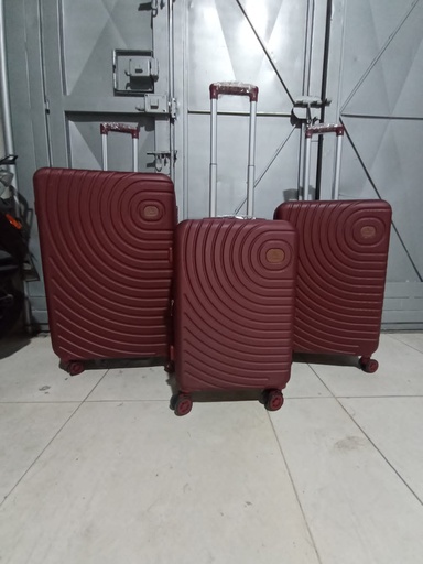 [Fib-66-Med 4-Vino Tin] Maleta Fibra 66 Med 4 Vino Tinto