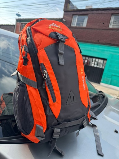 [--40L-Naranja] Morral   40L Naranja